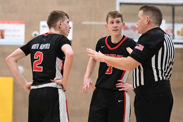 Roosevelt North Medford boys basketball Leon Neuschwander 54